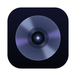 The lego-legacy icon: a disc with a lit star at its hub, on a dark squircle